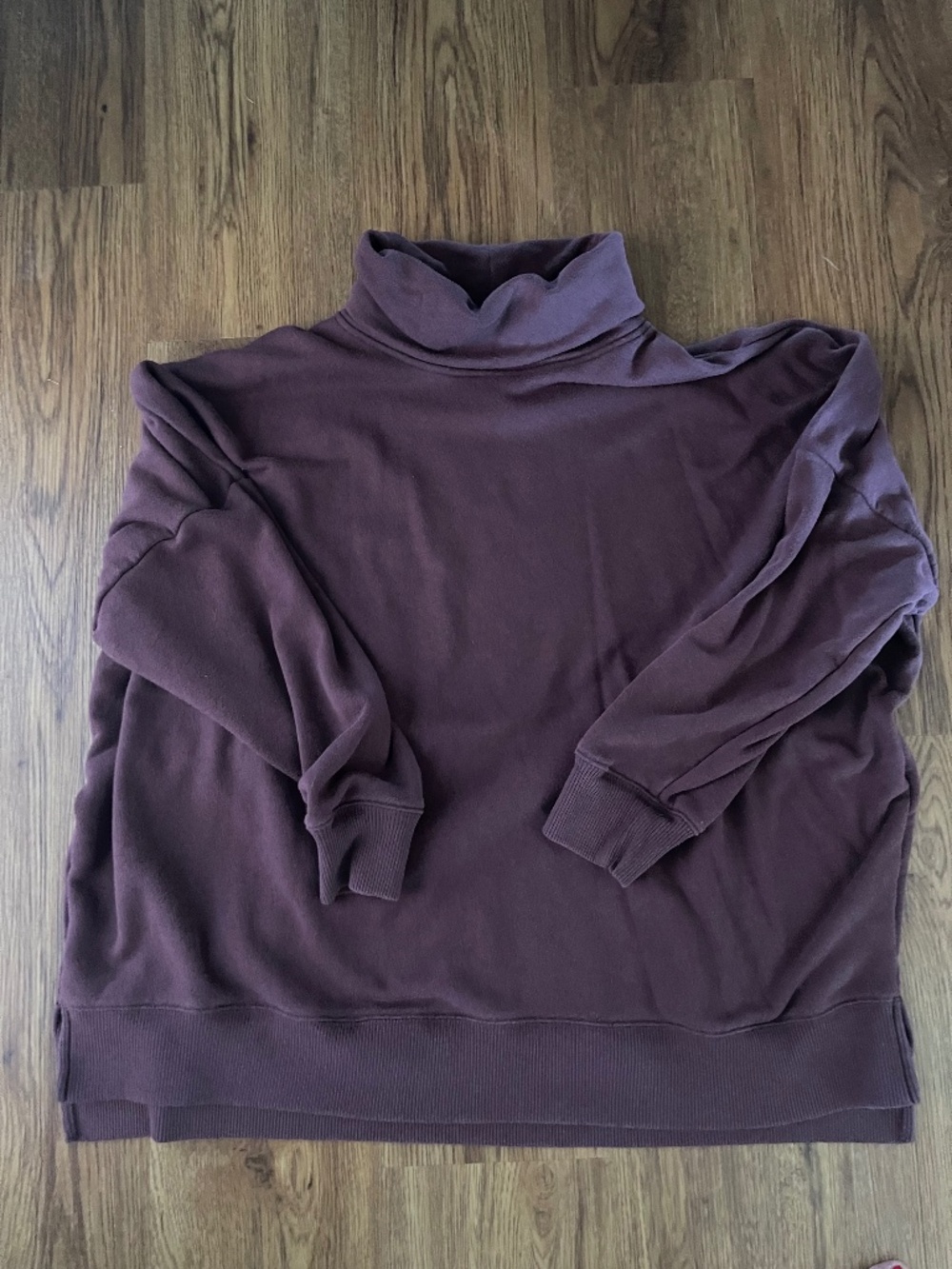 Aerie Turtleneck Burgundy Sweatshirt